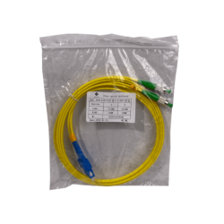 2mt SC/UPC-FC/APC MonoModo SM Duplex Jumper Cable Fibra 9/125um 3mm