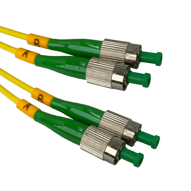 2mt FC/APC-FC/APC MonoModo SM Duplex Jumper Cable Fibra 9/125um 3mm