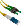 1mt FC/APC-LC/UPC MonoModo SM Duplex Jumper Cable Fibra 9/125um 3mm