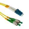 3mt FC/APC-LC/UPC MonoModo SM Duplex Jumper Cable Fibra 9/125um 3mm