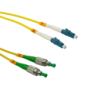 5mt FC/APC-LC/UPC MonoModo SM Duplex Jumper Cable Fibra 9/125um 3mm