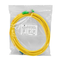 5mt FC/APC-LC/UPC MonoModo SM Duplex Jumper Cable Fibra 9/125um 3mm