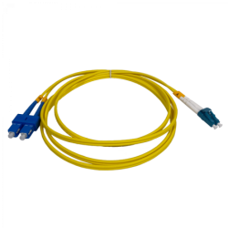 2mt LC-SC/UPC MonoModo SM Duplex Jumper Cable Fibra 9/125um 3mm