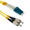 1mt LC-FC MonoModo SM Duplex Jumper Cable Fibra 9/125um LSZH