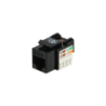 LINKMADE Negr Cat5E U/UTP Punchable Keystone Conector Hembra RJ45