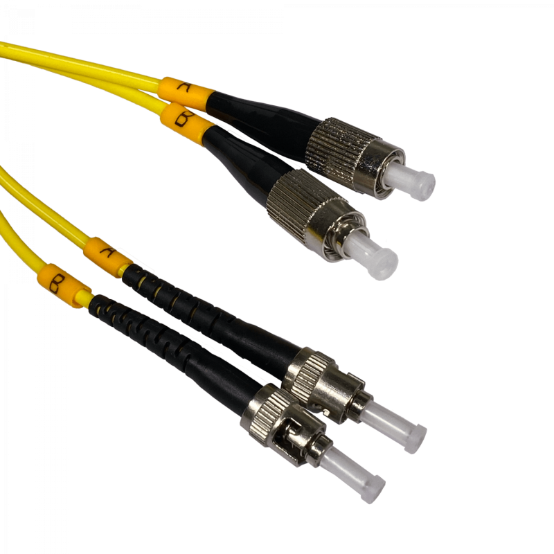 2mt ST-FC MonoModo SM Duplex Jumper Cable Fibra 3.0mm 9/125um LSZH