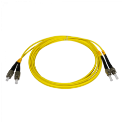 2mt ST-FC MonoModo SM Duplex Jumper Cable Fibra 3.0mm 9/125um LSZH