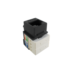 LINKMADE Negr Cat5E U/UTP Punchable Keystone Conector Hembra RJ45