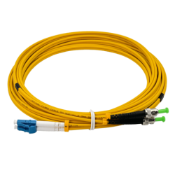 5mt LC/UPC-ST/APC MonoModo SM Duplex Jumper Cable Fibra 9/125um 3mm