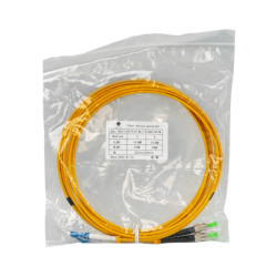 3mt LC/UPC-ST/APC MonoModo SM Duplex Jumper Cable Fibra 9/125um 3mm
