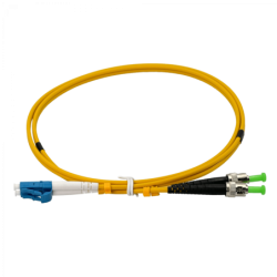 1mt LC/UPC-ST/APC MonoModo SM Duplex Jumper Cable Fibra 9/125um 3mm