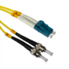 2mt LC-ST/UPC MonoModo SM Duplex Jumper Cable Fibra 9/125um 3mm LSZH