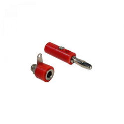 Conector Rojo Banana Plug...