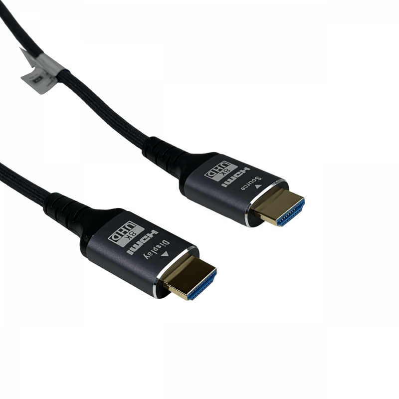8K 80mt 4320p HDMI-M HDMI-M Cable Fibra Optica Negro v2.0 3D 4Kx8K