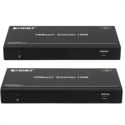150mts Extensor UTP Cat5e/6 HDMI+IR 1080p HDMI-1-In/2-Out inc-24Vdc