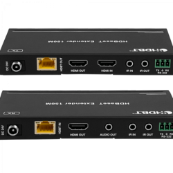 150mts Extensor UTP Cat5e/6 HDMI+IR 1080p HDMI-1-In/2-Out inc-24Vdc