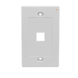 LINKMADE Blanco 1-Keystone Vertical Faceplate 70x114mm