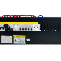 63A 1-Fase Sistema de Transferencia Manual 5-out 1-Schuko Rack 4U
