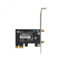TP-LINK AX1800 Bluetooth-5.2 2,4Ghz 5GHz 574+1201mbps PCIe-x1 2-RPSMA