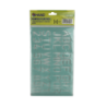 Normografo Planilla Plastica Letras y Numeros 30mm 150x240x2mm