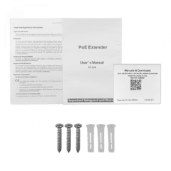 DAHUA Extensor Mini Switch 1-100/in 2-100-Poe/out Cascada Riel-DIN
