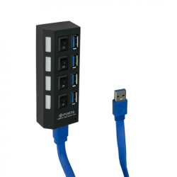 HUB 4-Puertos USB3.0 1-AM...