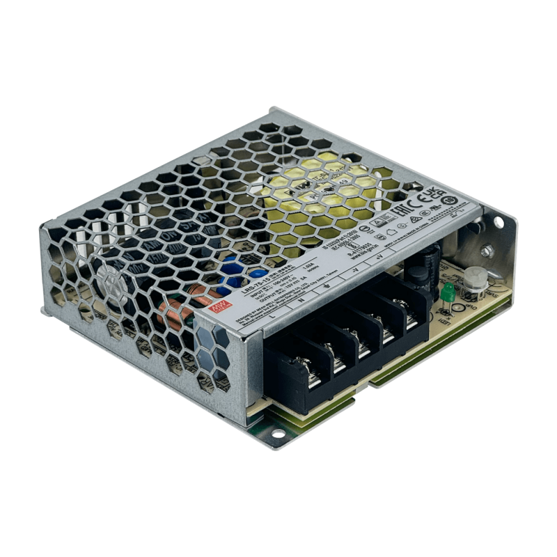 MEANWELL 75W 15V 5A Open-Frame Fuente-Poder 100-240VAC Ajustable
