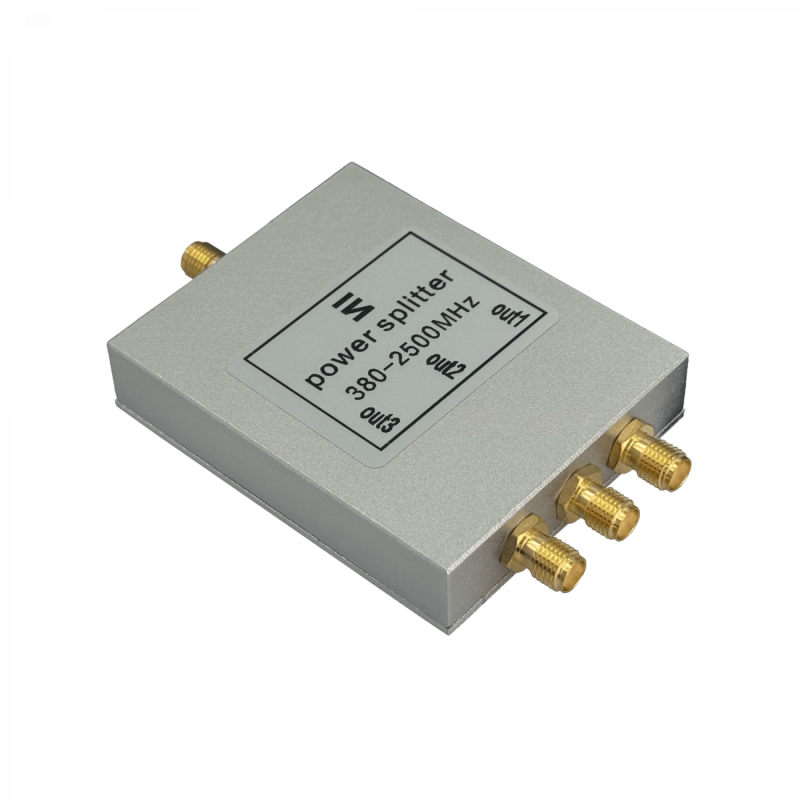 1x3 380-2500MHz 0,4GHz-2,5Ghz Divisor de Potencia RF 1-.SMA-H 3-.SMA-H