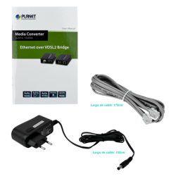 PLANET Ethernet sobre VDSL 1,5km Master/Slave requiere-dos