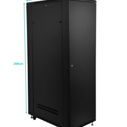 LINKMADE Desarmado 42U 1000mm Rack 100cm-Fondo c/PDU-VENT-Bandejas Pu