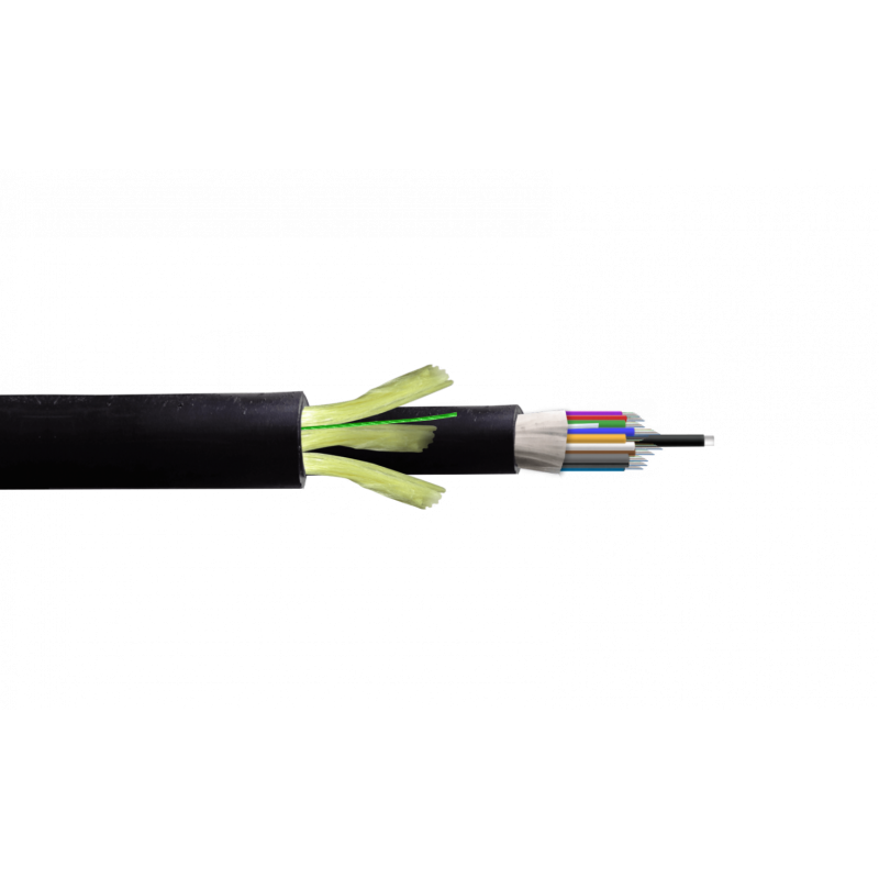 SM 144-Fibras-G652D vano-200m ADSS Cable Ext-PE Doble-Cht Monomodo