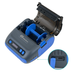 Impresora Portatil Termica Bluetooth USB-C 80mm inc-5V/1A