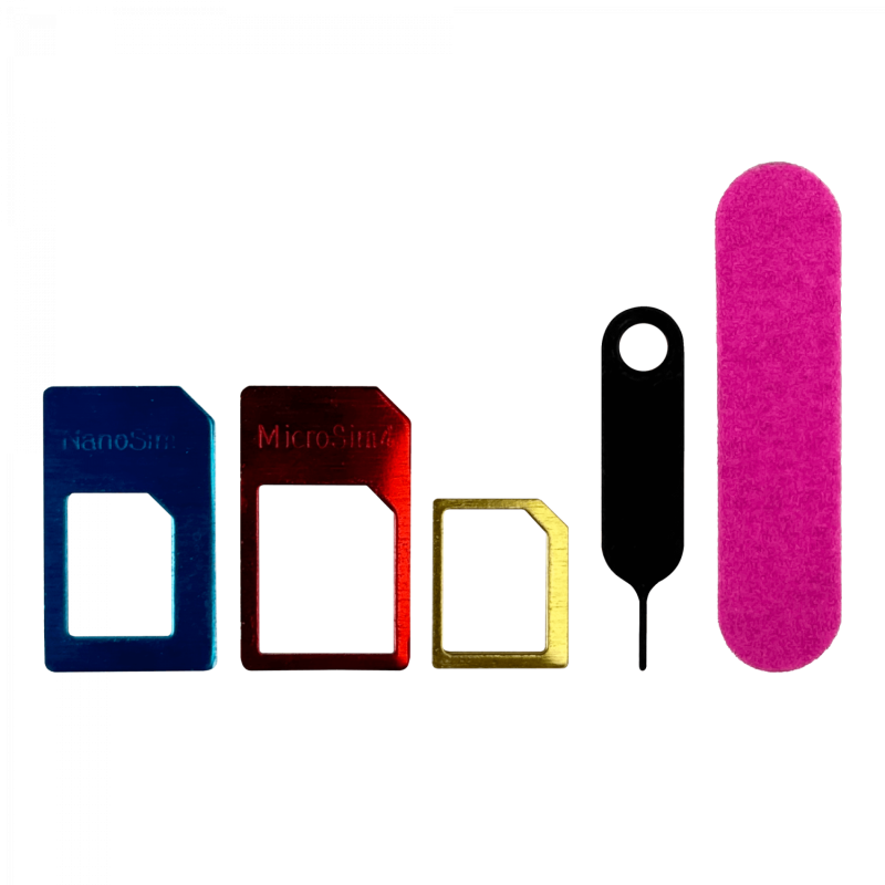 4 en 1 Adaptador Tarjeta Sim-Card inc-lija reset mastertools