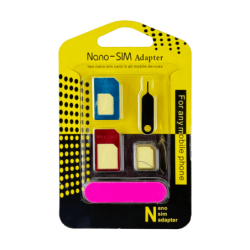 4 en 1 Adaptador Tarjeta Sim-Card inc-lija reset mastertools