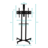 Soporte TV Movil 32-65Pulgadas Con ruedas