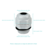 DAHUA Soporte Circular Contra Agua para Camara de Intemperie DH-PFA134