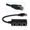 Adaptador de Red Divisor de Cable Ethernet CAT6 1-RJ45-M 3-RJ45-H