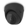 UI Negra req-PoE MiniDomo V55º 1-100 2K IK04 IP66 CamaraIP IR Mic/Spk