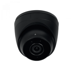 UI Negra req-PoE MiniDomo V55º 1-100 2K IK04 IP66 CamaraIP IR Mic/Spk
