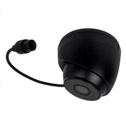 UI Negra req-PoE MiniDomo V55º 1-100 2K IK04 IP66 CamaraIP IR Mic/Spk
