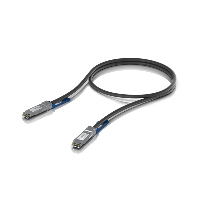 UI 50cm QSFP28-100G Cable Directo DAC Cobre 30AWG UACC-DAC-QSFP28-0.5