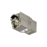 UI 1u Cat6A STP FTP Blindado Punchab Metal RJ45 UACC-KEYSTONE-JACK-C6A