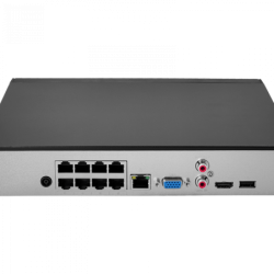 DAHUA NVR 8-IP 8-Poe 12MP HDMI VGA USB 1xSATA20TB RCA Smart NVR4108HS