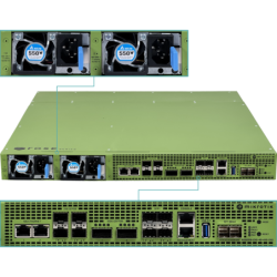 MIKROTIK 20-NVMeU.2 2-10G 4-SFP+ 4-SFP28 2-QSFP28 SFF-8644 ROSE Server