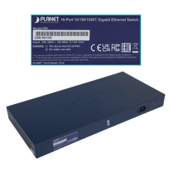 PLANET 16-1000 Switch no-Admin-L2 Rack 220V-Directo Selector-4-modos