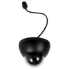 UI Dome Negro 4K V110º 1-100 IR40m IK10 Camara IP Mic/Spk req-PoE