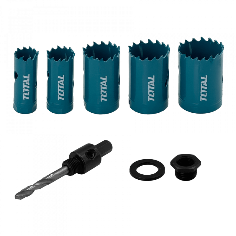 TOTAL 5-Copas Sierras Bimetalica 19-22-29-32-35mm HSS M3 TACSH1071