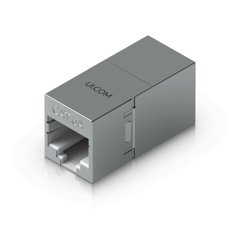 UBIQUITI 1un Copla Cat6A RJ45 Blindada Hembra-Hembra Union
