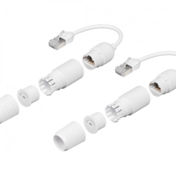 UBIQUITI 2un Copla Extension RJ45 Cat6A Blindado Macho-Hembra