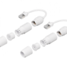 UBIQUITI 2un Copla Extension RJ45 Cat6A Blindado Macho-Hembra
